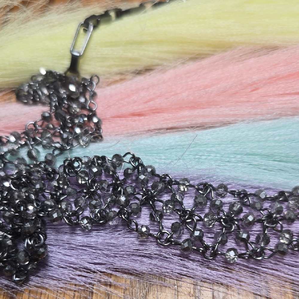 Kenneth Cole Black Chain Necklace